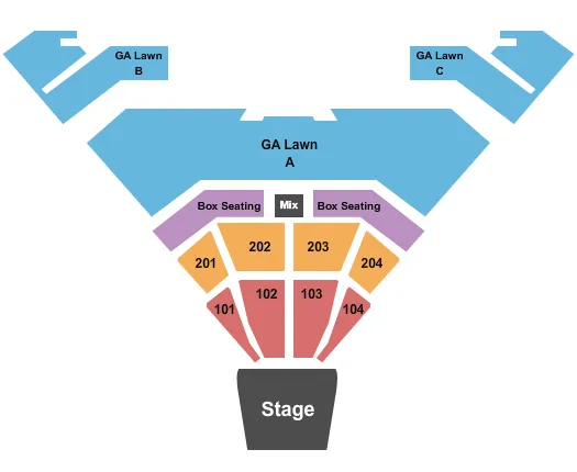 seating chart for Sand Mountain Park & Amphitheater - Tracy Lawrence - eventticketscenter.com