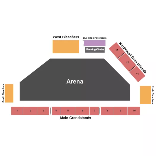 seating chart for Sanders County Fair - Open Floor - eventticketscenter.com