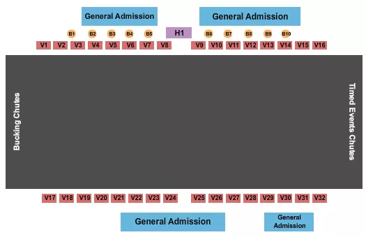 seating chart for Sandhills Global Event Center - Rodeo 2 - eventticketscenter.com