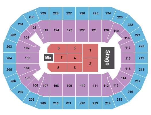 seating chart for Save Mart Center - Carin Leon - eventticketscenter.com