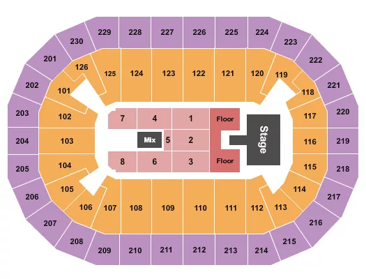 seating chart for Save Mart Center - Cole Swindell - eventticketscenter.com
