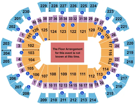 seating chart for Save Mart Center - Generic Floor - eventticketscenter.com