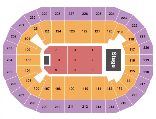 seating chart for Save Mart Center - Palomazo Norteno - eventticketscenter.com