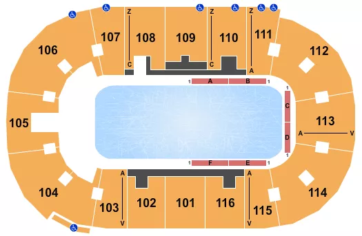 seating chart for Save On Foods Memorial Centre - Cirque Crystal - eventticketscenter.com