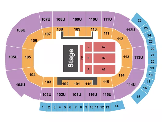 seating chart for Save On Foods Memorial Centre - Halfhouse - eventticketscenter.com