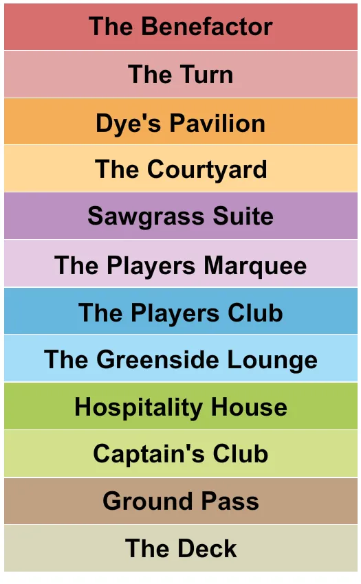 seating chart for TPC Sawgrass - The Players Championship - eventticketscenter.com