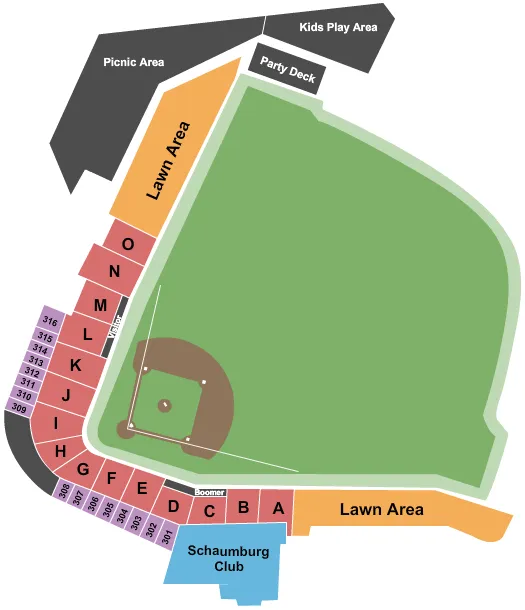 seating chart for Wintrust Field - Baseball - eventticketscenter.com