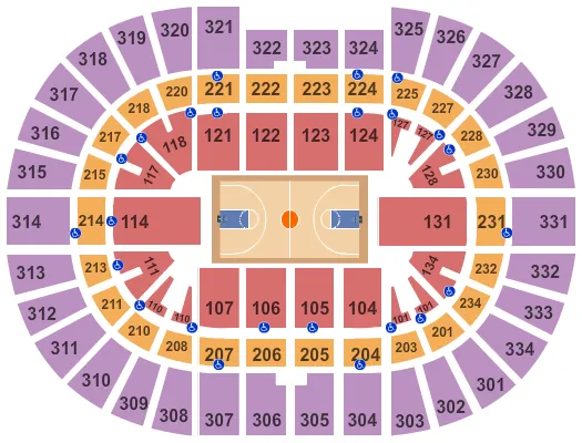seating chart for Value City Arena at The Schottenstein Center - Basketball - eventticketscenter.com