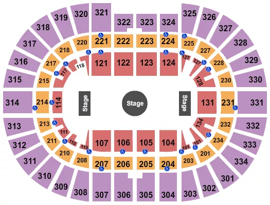 seating chart for Value City Arena at The Schottenstein Center - Ringling Bros - eventticketscenter.com