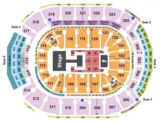 seating chart for Scotiabank Arena - Ive - eventticketscenter.com