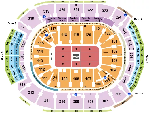 seating chart for Scotiabank Arena - Jimmy Carr - eventticketscenter.com