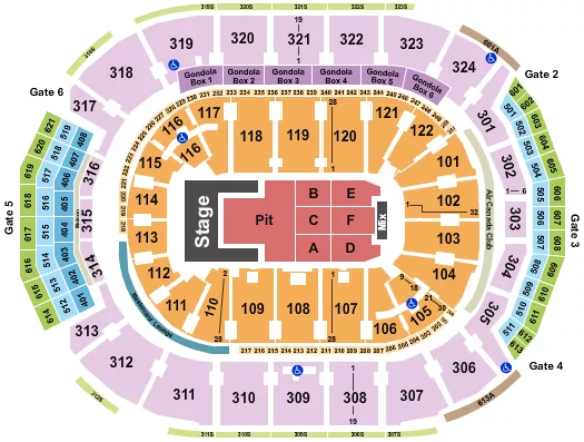 seating chart for Scotiabank Arena - Olivia Rodrigo - eventticketscenter.com