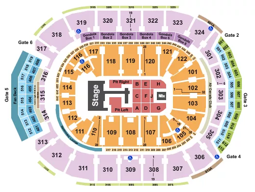 seating chart for Scotiabank Arena - Teddy Swims - eventticketscenter.com
