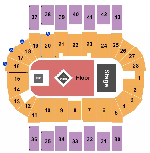 seating chart for Scotiabank Centre - Charlotte Cardin - eventticketscenter.com