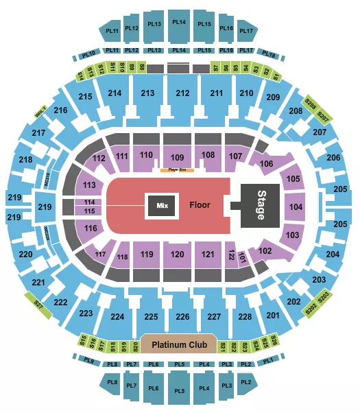 seating chart for Scotiabank Saddledome - Endstage GA Flr/Catwalk - eventticketscenter.com