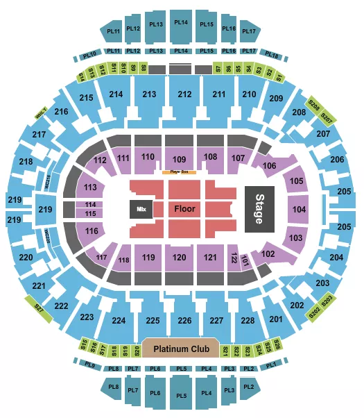 seating chart for Scotiabank Saddledome - Hilary Duff Row - eventticketscenter.com