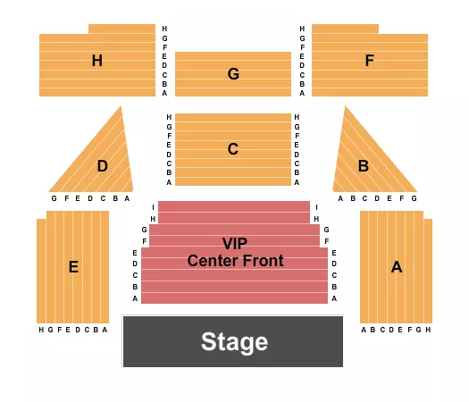 seating chart for Scottish Rite Masonic Center - Tampa - Endstage - eventticketscenter.com
