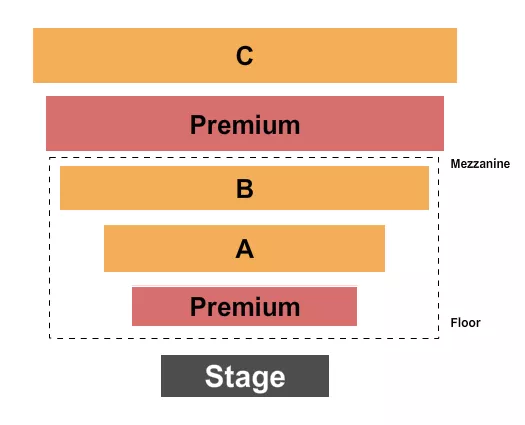 seating chart for Scullers Jazz Club - The Jazz Room - eventticketscenter.com