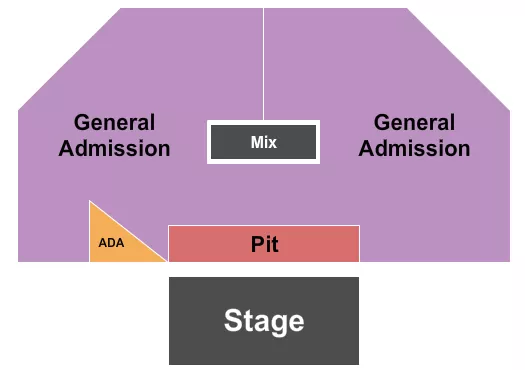 seating chart for Seminole Hard Rock Tampa Event Center - GA & Pit - eventticketscenter.com