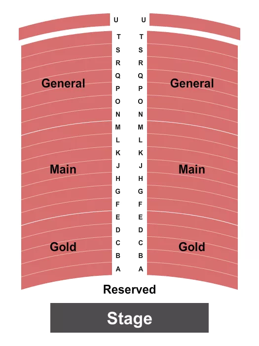 seating chart for Sewanee Inn - Endstage - eventticketscenter.com
