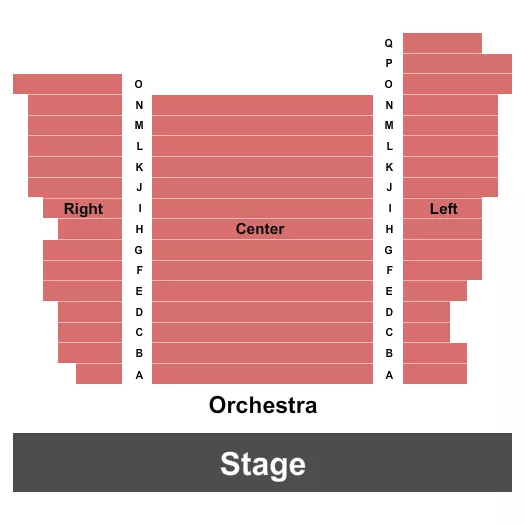 seating chart for Sharon Playhouse - Endstage - eventticketscenter.com