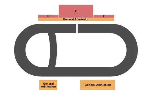 seating chart for Sharon Speedway - World of Outlaws - eventticketscenter.com