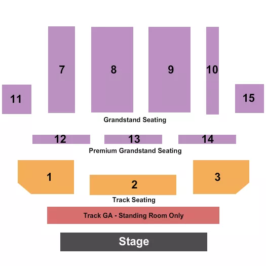 seating chart for Shenandoah County Fairgrounds - Endstage 3 - eventticketscenter.com