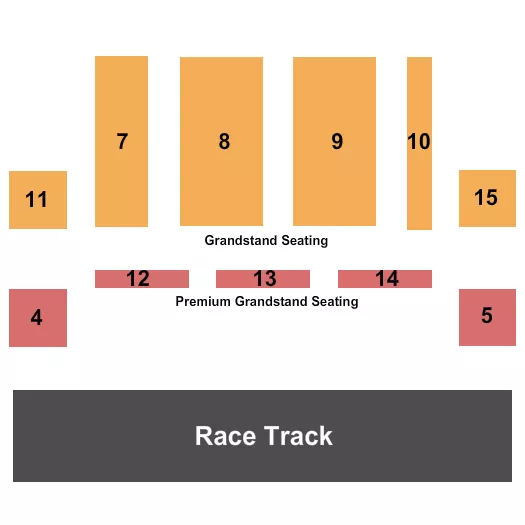 seating chart for Shenandoah County Fairgrounds - Endstage Reserved - eventticketscenter.com