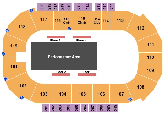 Showare Center Tickets & Seating Chart - ETC