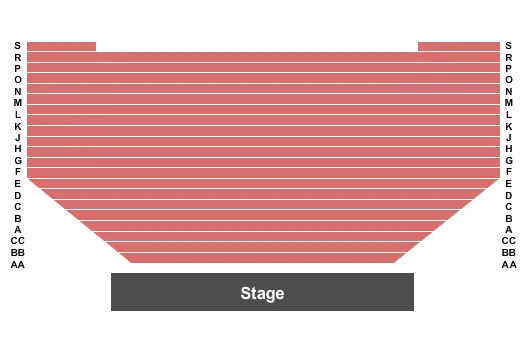 seating chart for Citadel Theatre - Shoctor Theatre - End Stage - eventticketscenter.com