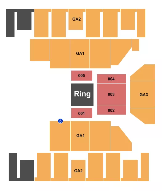 seating chart for Show Me Center - MMA - eventticketscenter.com