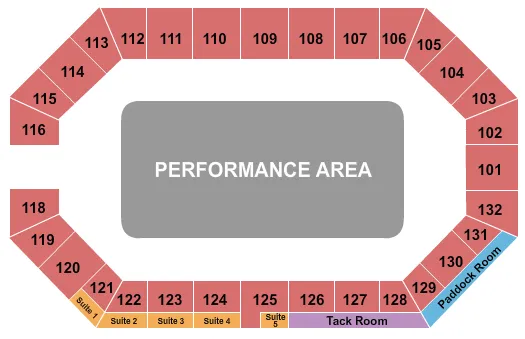 seating chart for Show Place Arena - Washington International Horse Show - eventticketscenter.com