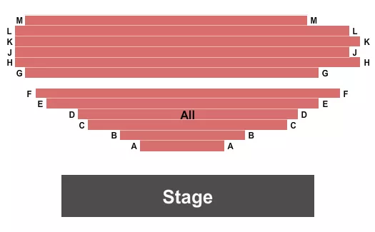 seating chart for Showcase Theater Plaza - San Rafael - Endstage - eventticketscenter.com