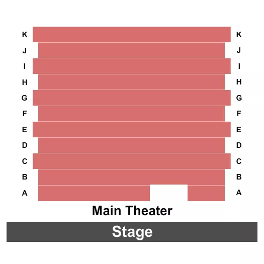 seating chart for Shreveport Little Theatre - Endstage - eventticketscenter.com