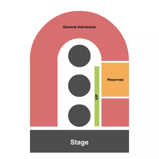 seating chart for Shrine Mosque - Circus 2 - eventticketscenter.com