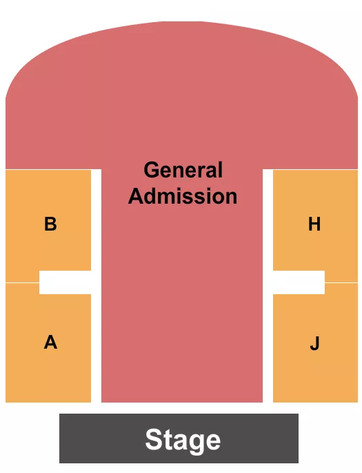 seating chart for Shrine Mosque - Endstage GA & RSV - eventticketscenter.com