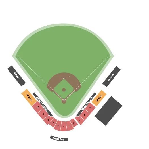 seating chart for Siebert Field - Baseball - eventticketscenter.com