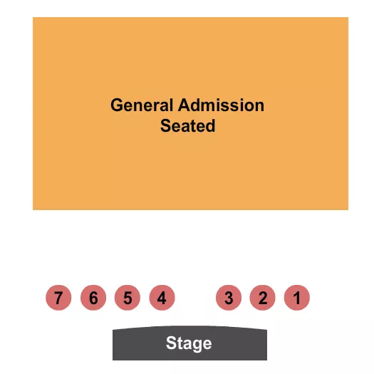 seating chart for Silver Creek Event Center At Four Winds - GA/Tables - eventticketscenter.com