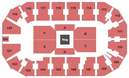 seating chart for Cable Dahmer Arena - MMA - eventticketscenter.com