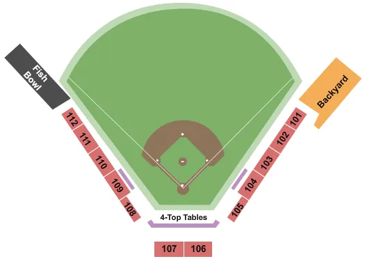 seating chart for Simmons Field - Baseball - eventticketscenter.com