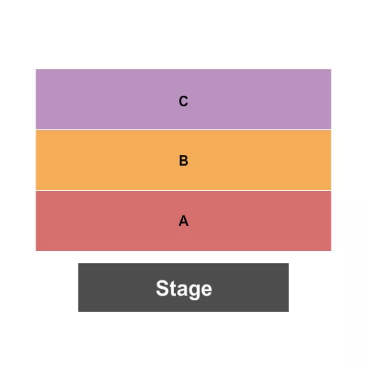 seating chart for Simons Theatre - Candlelight - eventticketscenter.com