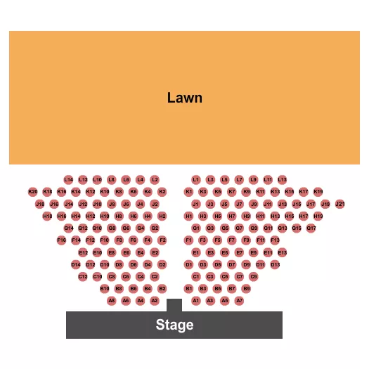 seating chart for Simsbury Meadows Performing Arts Center - Endstage Tables - eventticketscenter.com