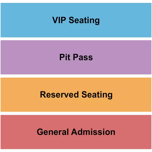 seating chart for Six Flags Darien Lake - Kingdom Bound Fest - eventticketscenter.com