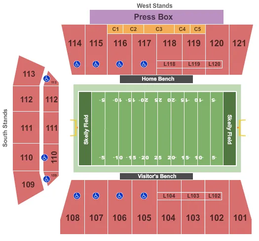 Jacksonville Jaguars Interactive Seating Chart with Seat Views