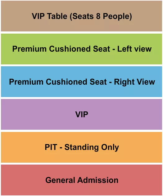 seating chart for SkyWalker International Sports Complex - GA/Pit/VIP/Prem R-L - eventticketscenter.com
