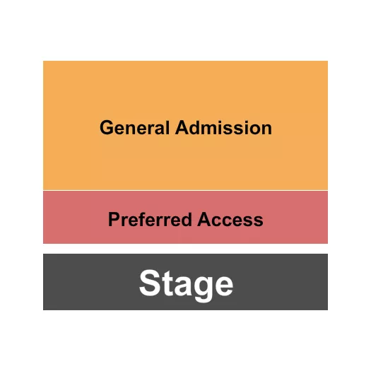 seating chart for Smith Theatre - GA & Preferred - eventticketscenter.com