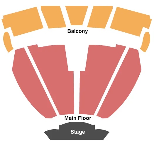 seating chart for Smoky Mountain Center for the Performing Arts - End Stage - eventticketscenter.com