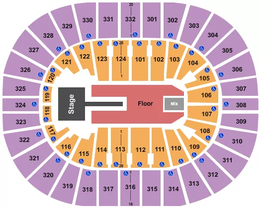 seating chart for Smoothie King Center - Future - eventticketscenter.com