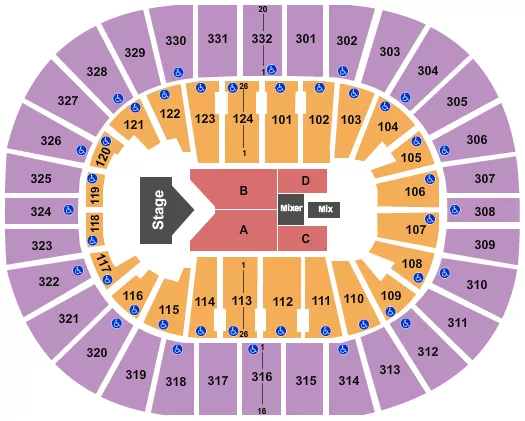 seating chart for Smoothie King Center - Jelly Roll - eventticketscenter.com
