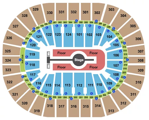 seating chart for Smoothie King Center - Rod Wave - eventticketscenter.com